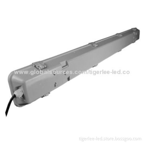 IP65 emergency light T8 fixture, tri-proof, AC 200-240V, 2x22W